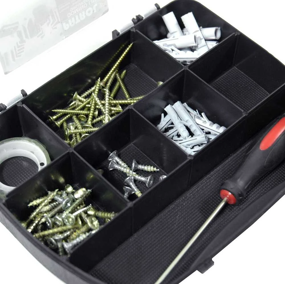 Dėžė Patrol Organizer Domino 25 iš PVC | juoda (25 x 20 x 4,4 cm)