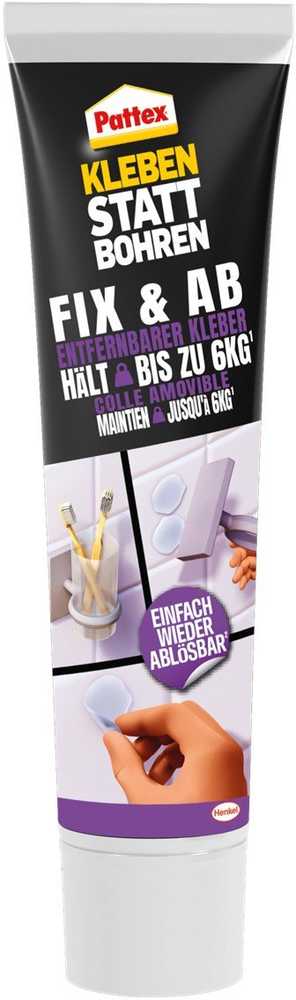 Pattex Klijavimas vietoj gręžimo FIX&AB 44g tūbelė