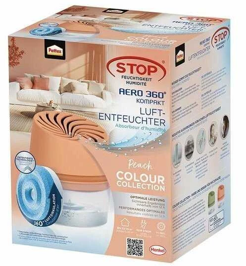 Sausintuvas „Pattex Oro“ sausų intubacijų prietaisas „Aero 360“ su 450 g persikų skonio tablete