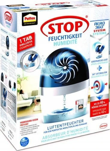 Sausintuvas Pattex Pattex Luftentfeuchter Nachfüll Tabs für Aero 360 2x450g