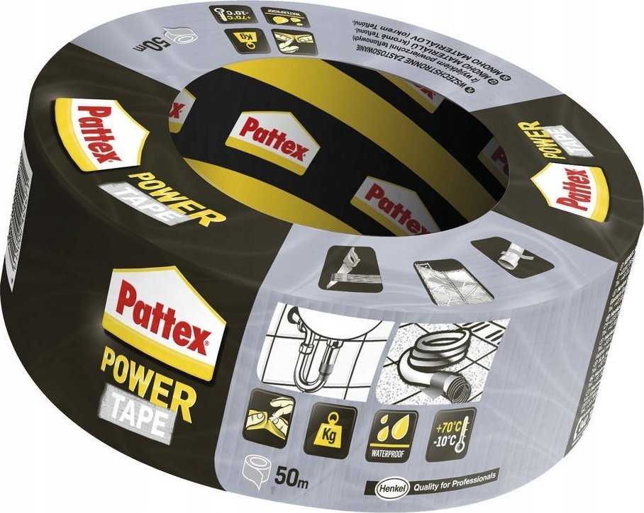 Pattex remontinė juosta Power Tape – sidabrinė 48 mm (1677469)