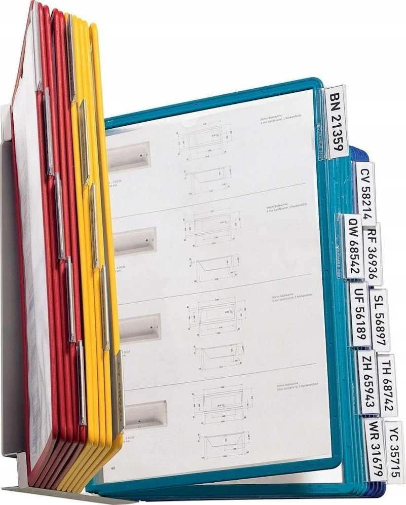 Patvari DURABLE ekranų sistema Vario Wall 20, skirta A4 įvairiaspalvei