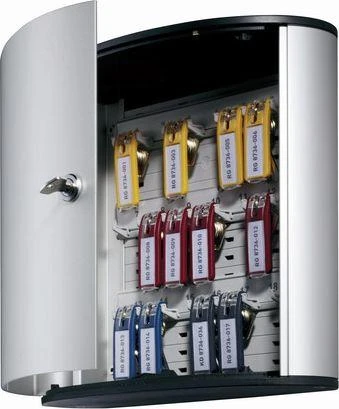 Durable DURABLE Schlüsselkasten Key Box 12 für 12 Schlüssel sidabrinis