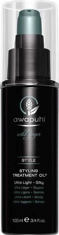 „Awapuhi Wild Ginger“ (Paul Mitchell), modeliavimo priemonė plaukams be parabenų, aliejinė priemonė, švelni ir šilkinė tekstūra, 100 ml
