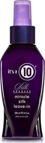 It's A 10 Silk Express Miracle Silk Leave-In daugiafunkcė nenuplaunama priemonė plaukams su šilko baltymais, 120 ml