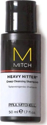 „Mitch by Paul Mitchell“ plaukų priežiūros priemonė „Heavy Hitter“ be parabenų, giliai valomoji plaukų kaukė, 50 ml