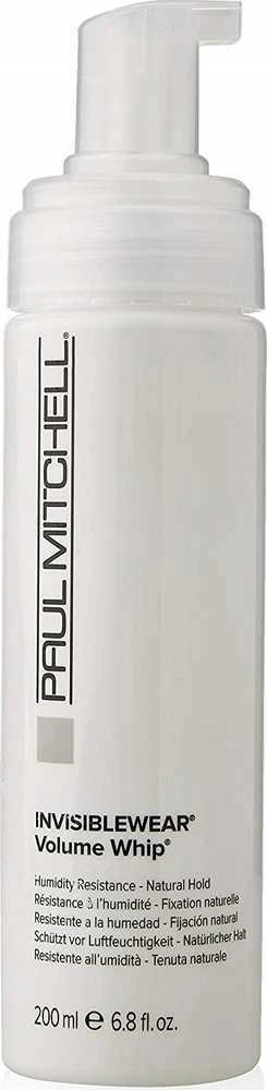 Paul Mitchell Invisiblewear plaukų formavimo putos be parabenų, suteikiančios apimties ir natūralios fiksacijos, 200 ml