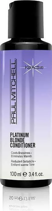 Paul Mitchell Skirtas šviesiems plaukams Platinum Skirtas šviesiems plaukams Plaukų kondicionierius be parabenų, neutralizuoja gelsvumą, 100 ml