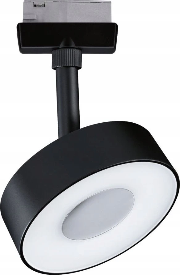 Paulmann bėgių prožektorius URail CIRCLE LED DIM 5W 180lm 4000K 230V matinis juodas/metalinis