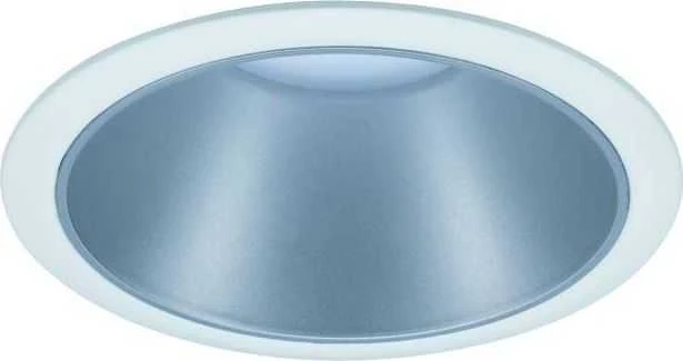 Paulmann įleidžiamas apatinis šviestuvas Cole Coin 3-is pritemdomas LED 1x6,5W 2700K 230V baltas/sidabrinis kilimėlis/plastikas