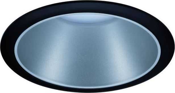 Paulmann LED įleidžiamas šviestuvas Cole 6,5 W, apvalus, šiltai baltas, reguliuojamas, juodas/sidabrinis 93407