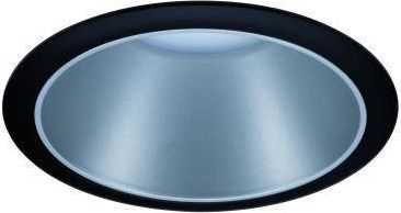 Paulmann įleidžiami LED šviestuvai Cole, apvalūs, 3 × 6,5 W, 2700 K, IP44, juoda sidabrinė, 93408