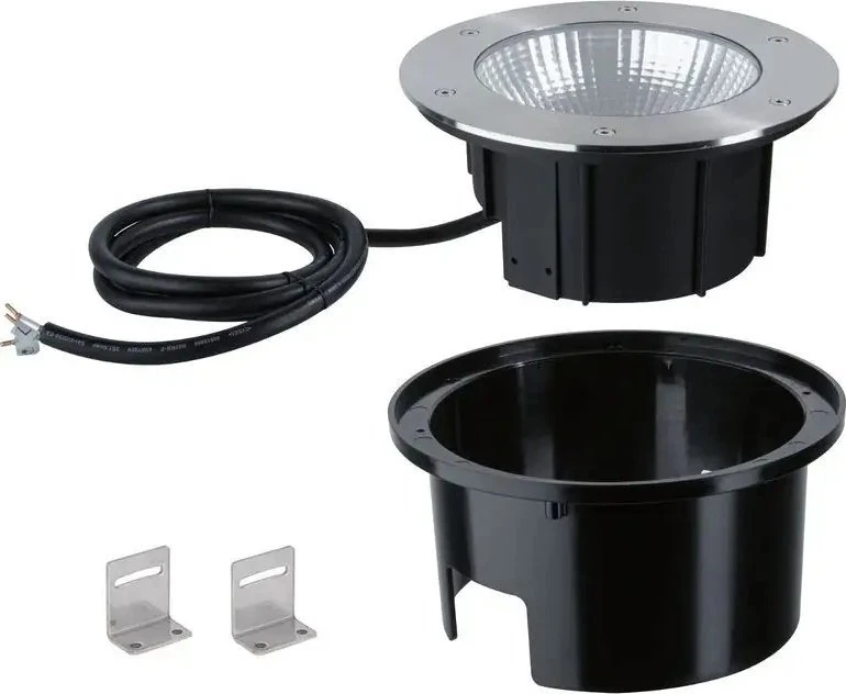 Paulmann DUREA LED šviestuvas 12,5W 870lm IP67 apvalus 3000K 230V nerūdijantis plienas
