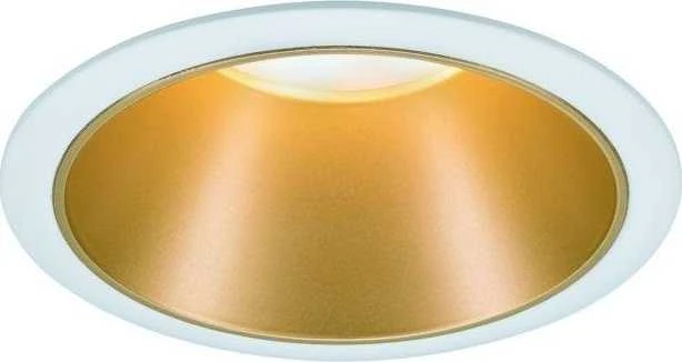 Paulmann įleidžiamas šviestuvas Cole GU10 max. 10W baltas/auksinis matinis