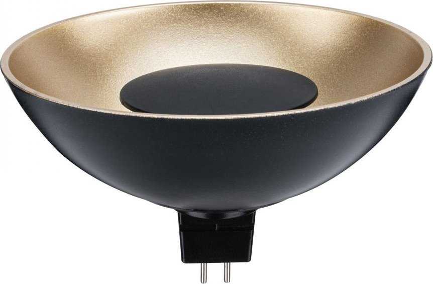 Paulmann LED GU5,3 12V 4,9W Juodas/Auksinis 3000K