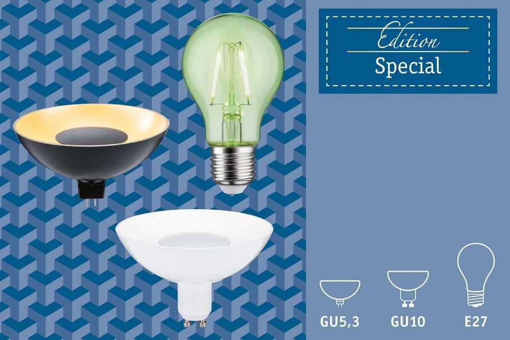 Paulmann LED GU5,3 12V 4,9W Juodas/Auksinis 3000K