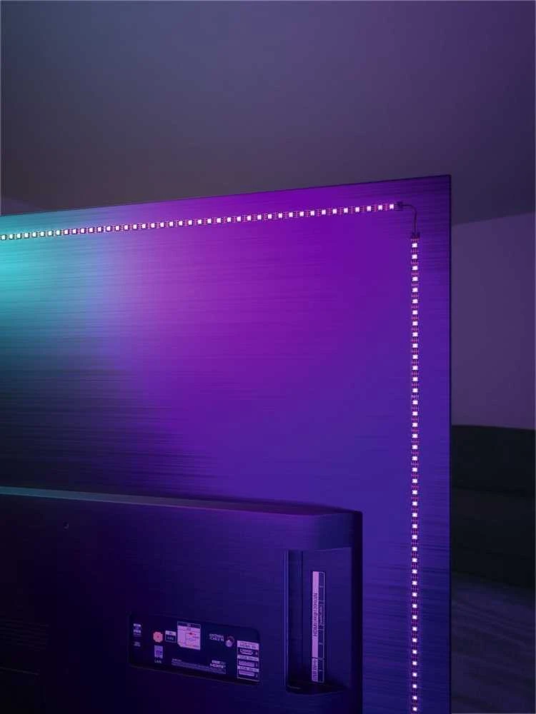 Taśma LED Paulmann Rinkinys taśma LED TV 75cali USB + pilot Dynamic Rainbow RGB 5W 5V juoda