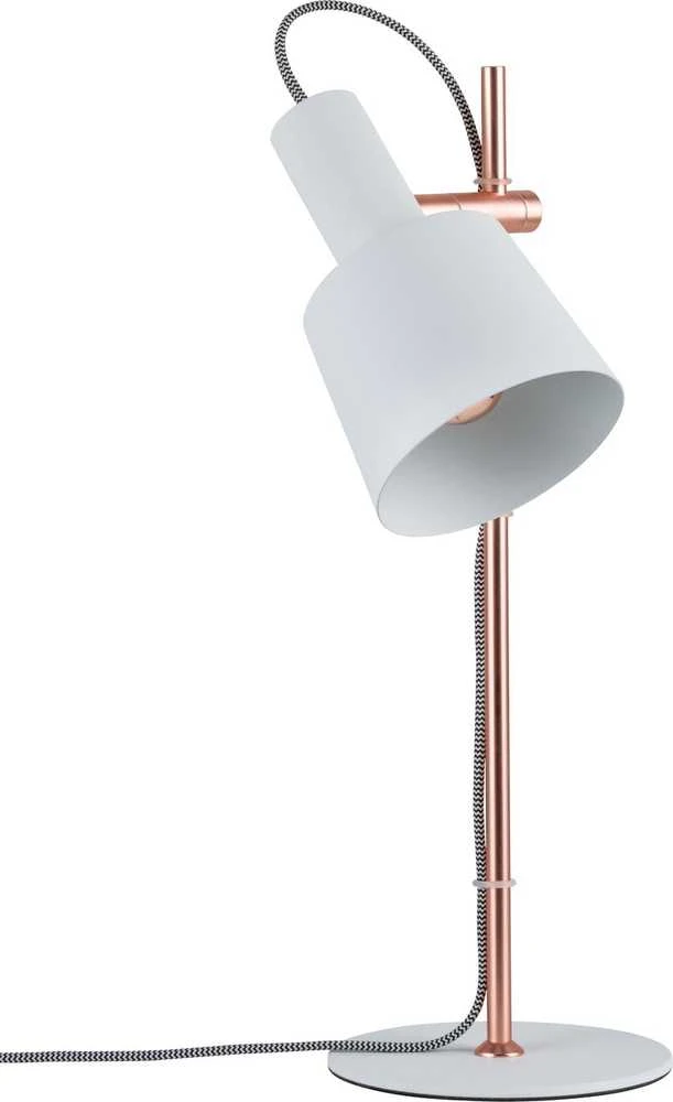 Stalinė lempa Paulmann Neordic Haldar Stalinė lempa maks. 1x20W E14 230V baltas/varinis matinis metalas