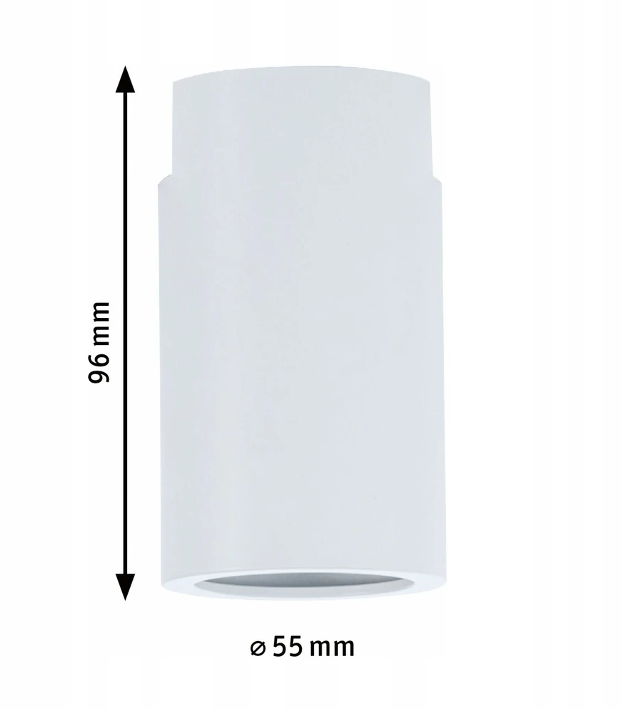 Paulmann Lubos lizdo šviestuvas URail max 1x20W E27 230V baltas RAL 9003 / metalas