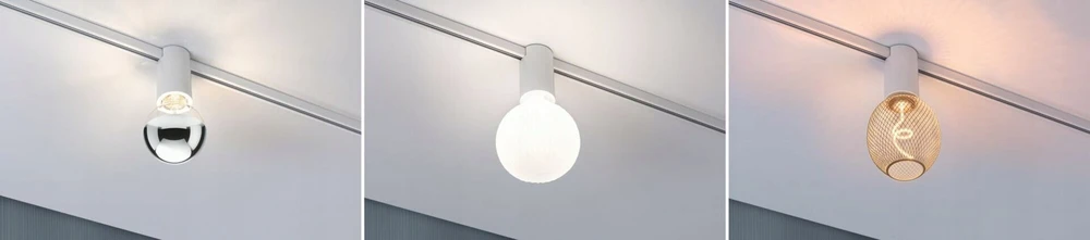 Paulmann Lubos lizdo šviestuvas URail max 1x20W E27 230V baltas RAL 9003 / metalas