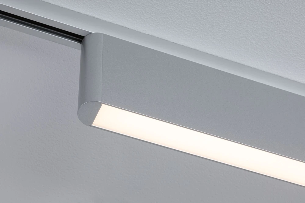 Paulmann URail CERIS LED 3 pakopų ryškumo reguliatorius 9.5W 800lm IP20 3000K 230V matinio chromo / aliuminio bėgelio šviestuvas