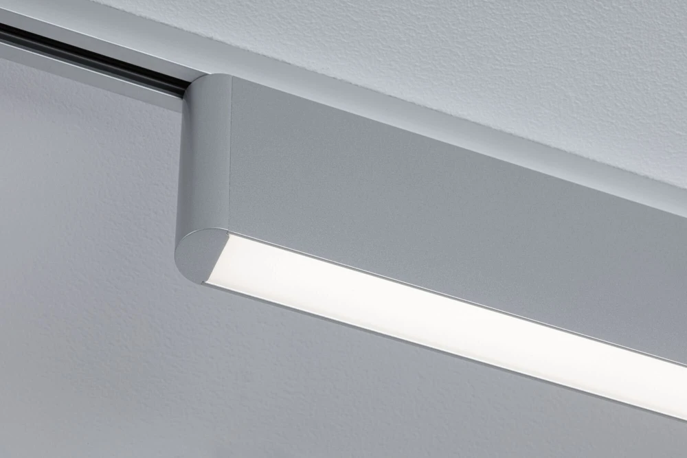 Paulmann URail CERIS LED 3 pakopų ryškumo reguliatorius 9.5W 850lm IP20 4000K 230V matinio chromo / aliuminio bėgelių šviestuvas