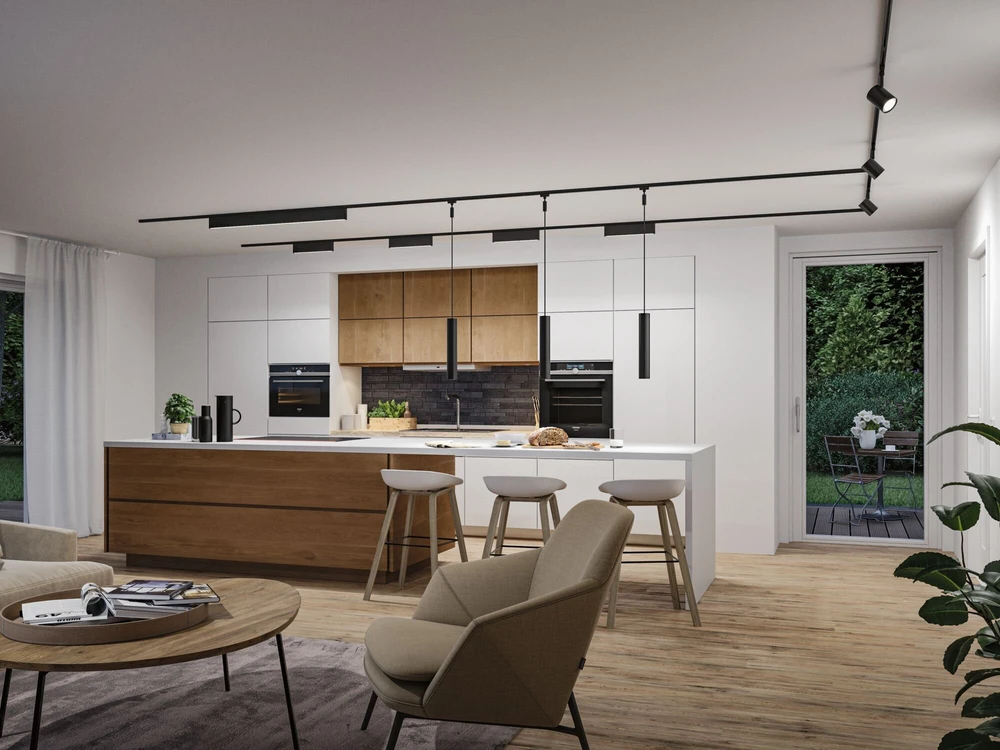 Paulmann URail CERIS LED 3 pakopų pritemdymo šviestuvas 9.5W 850lm IP20 4000K 230V matinė juoda / aliuminis