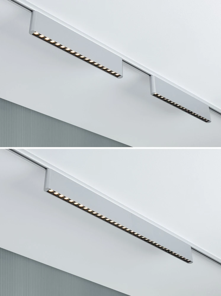 Paulmann URail ZELOS LED 3 pakopų ryškumo reguliatorius 10W 1050lm IP20 3000K 230V matinio chromo / aliuminio bėgelio šviestuvas