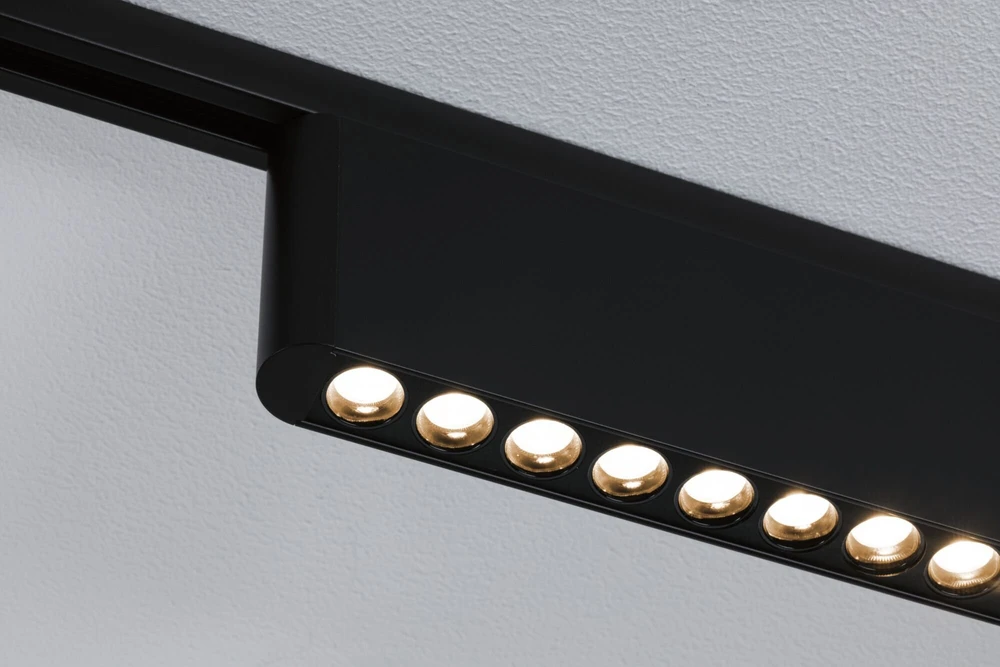 Paulmann URail ZELOS LED 3 pakopų pritemdymo šviestuvas 10W 1050lm IP20 3000K 230V matinė juoda / aliuminis