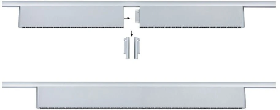 Paulmann URail ZELOS LED 3 pakopų pritemdymo šviestuvas 10W 1100lm IP20 4000K 230V matinio chromo/aliuminio