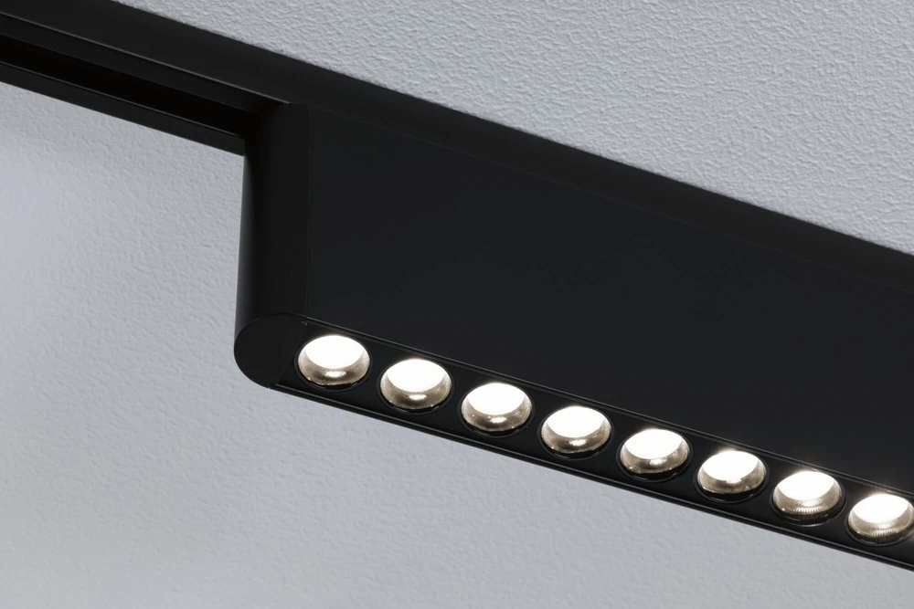 Paulmann URail ZELOS LED 3 pakopų ryškumo reguliatorius 10W 1100lm IP20 4000K 230V matinė juoda / aliuminis