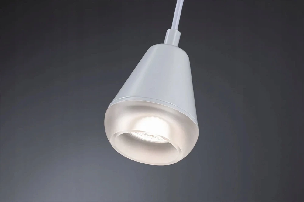Paulmann pakabinamas šviestuvas LUIA GU10 pakabinamas šviestuvas max.10W IP44 230V baltas / metalas
