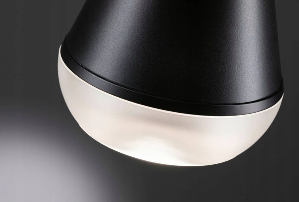 Paulmann pakabinamas šviestuvas LUIA GU10 pakabinamas šviestuvas max.10W IP44 230V juodas / metalas