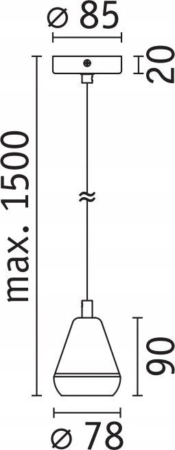 Paulmann pakabinamas šviestuvas LUIA GU10 pakabinamas šviestuvas max.10W IP44 230V juodas / metalas