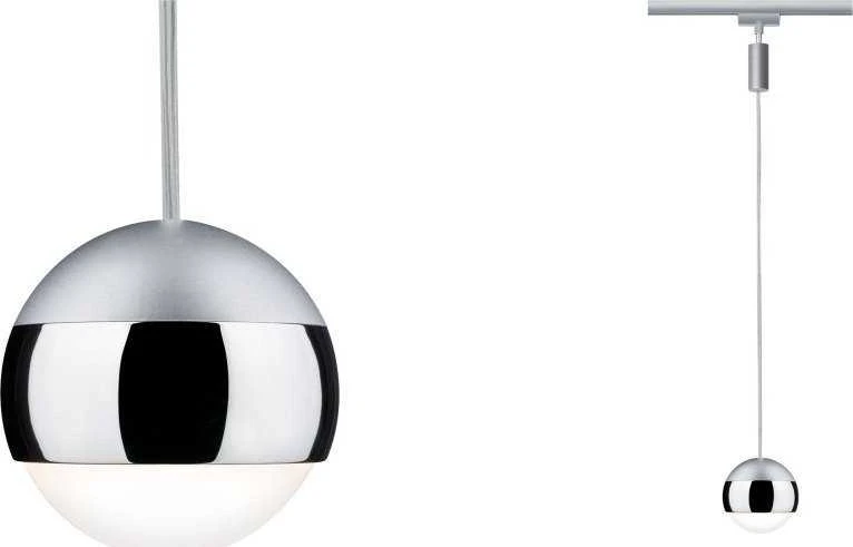 Pakabinamas šviestuvas Paulmann URail CAPSULE LED II DIM 6W 2700K 230V matinio chromo/metalo pakabinamas bėginis šviestuvas