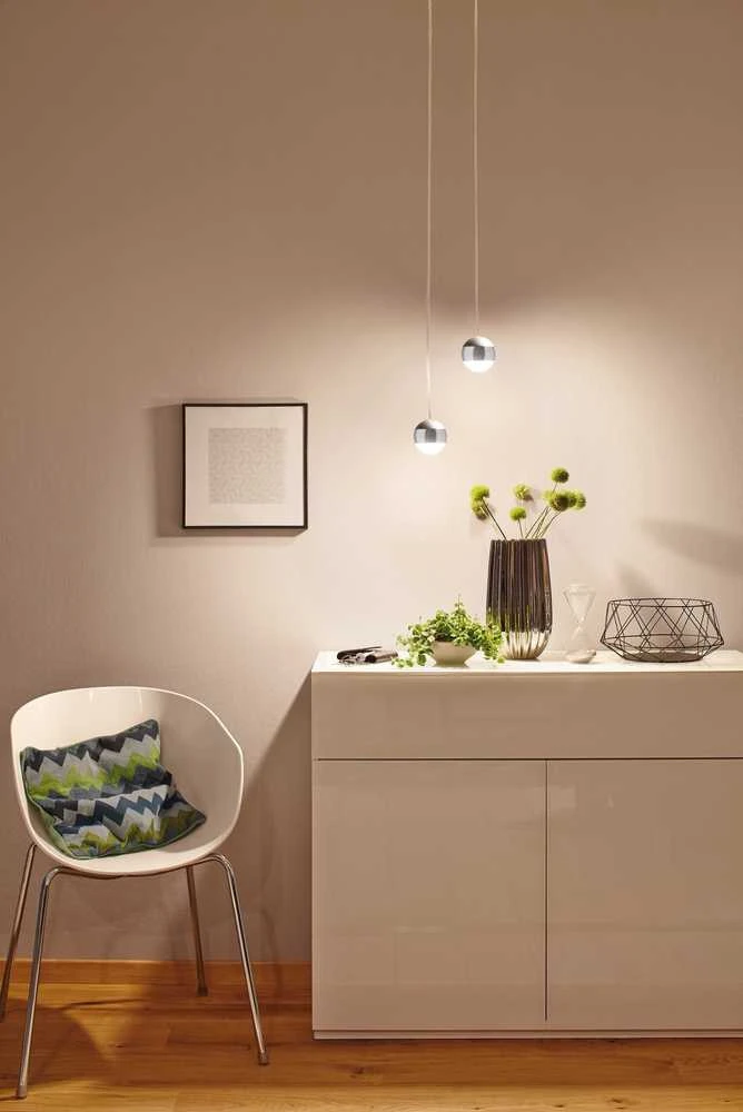 Pakabinamas šviestuvas Paulmann URail CAPSULE LED II DIM 6W 2700K 230V matinio chromo/metalo pakabinamas bėginis šviestuvas