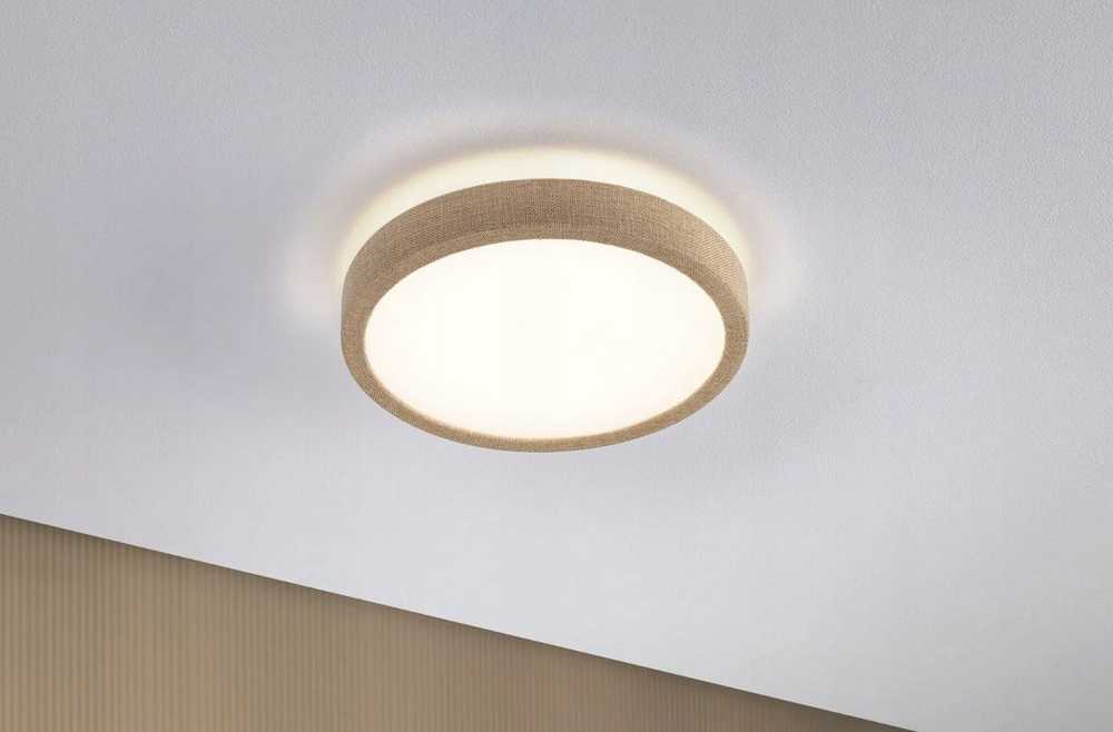 Lubinis šviestuvas Paulmann Plafoniera COSARA lubų lempa 15W 300MM 1300lm 3000K IP44 230V smėlio spalvos