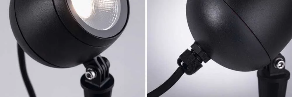 Paulmann prožektorius KIKOLO LED sodo prožektorius 8W 20 laipsnių. 500lm 3000K IP65 230V antracitas / aliuminis