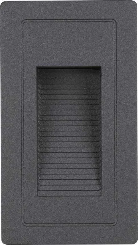 Sieninis šviestuvas Paulmann Sieninės lempos fasado šviestuvas 230V Aukštas 4W IP44 3000K 103x62 Aliuminis