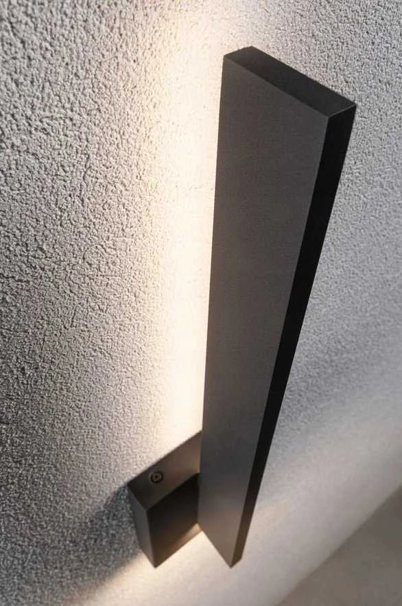 Paulmann sieninis šviestuvas LEVKA LED fasadinis šviestuvas 13.5W 3000K IP44 230V antracitas / aliuminis