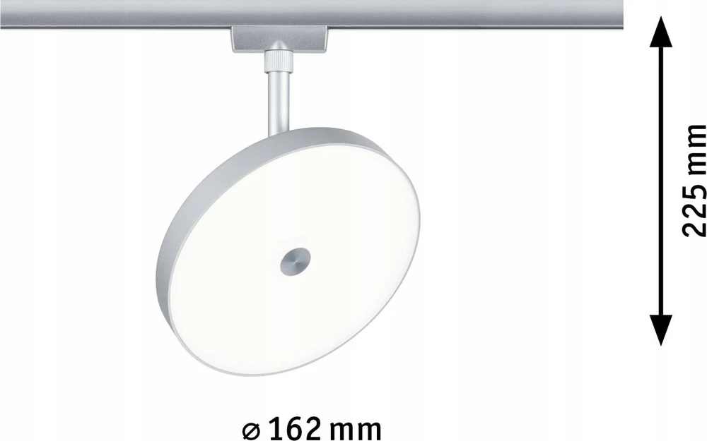 Paulmann Track prožektorius URail HILDOR LED DIM 15W 850lm 4000K 230V matinis chromas / metalas
