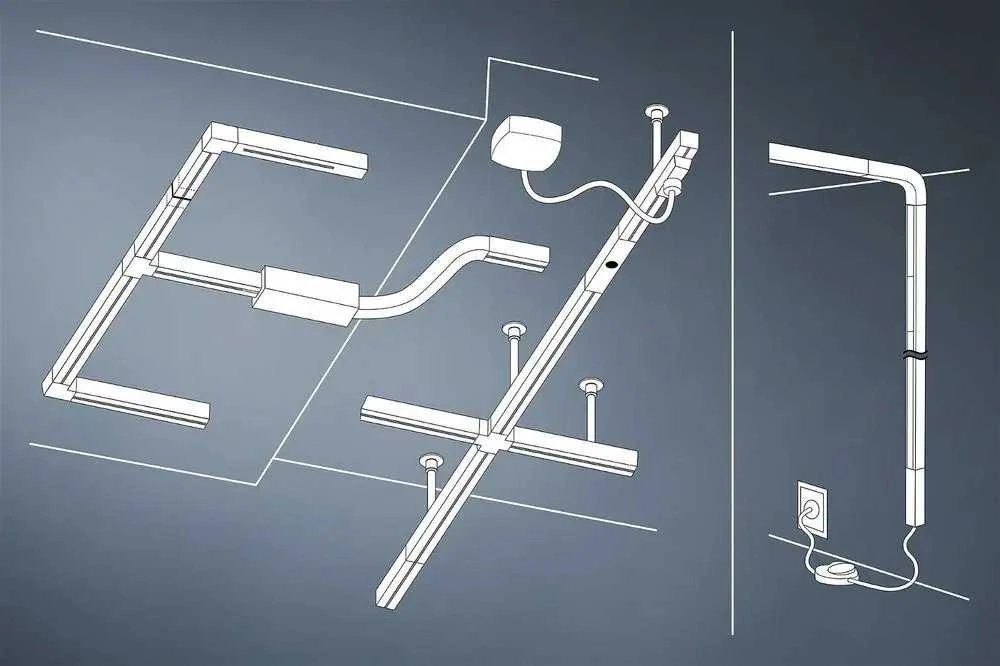 Paulmann Track prožektorius URail TUBO LED 3-STEP DIM 4W 150lm 3000K 230V matinis chromas / metalas