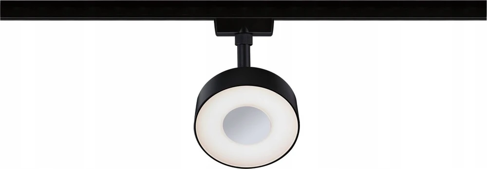 Paulmann URail CIRCLE LED bėgių prožektorius 5W 210lm 3000/4000K 230V matinė juoda/metalinė