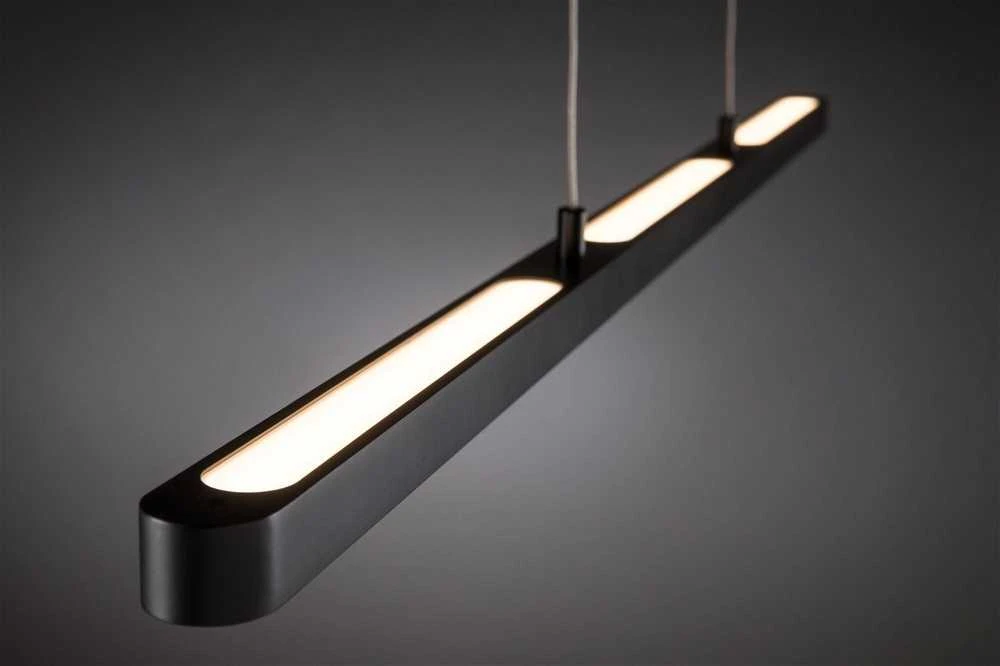Paulmann pakabinamas šviestuvas URail LENTO LED DIM 41W 1800lm 2700K 230V juodas / aliuminis