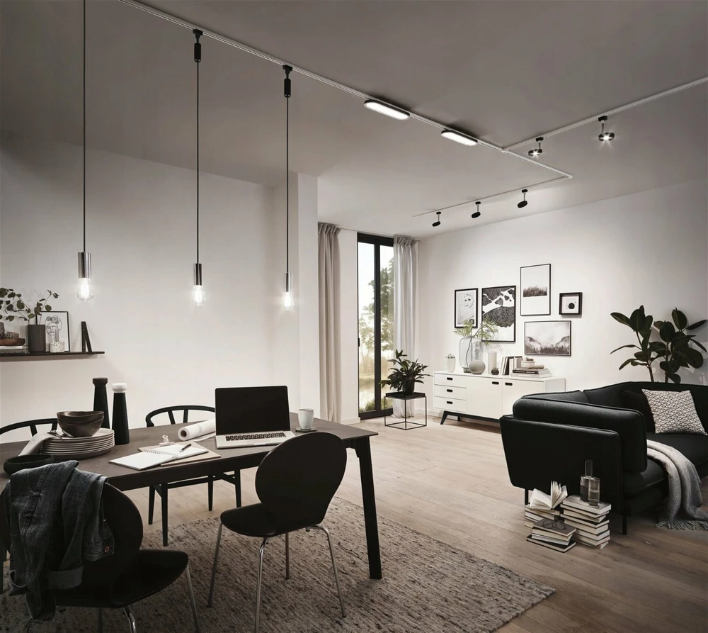 Paulmann URail šynų sistema 0,5m 230V balta RAL9003 / metalas