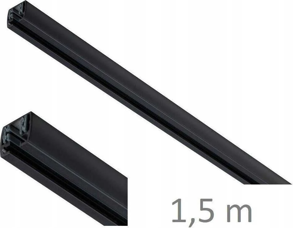 Paulmann URail šynų sistema 1,5m 230V matinė juoda / metalinė