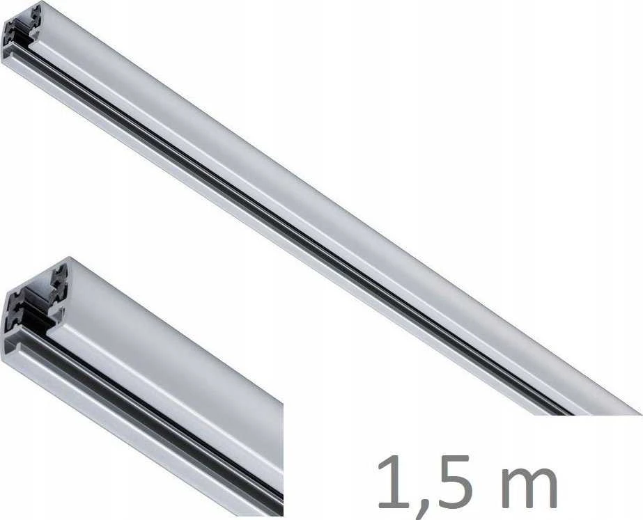 Paulmann URail šynų sistema 1,5m 230V, matinis chromas / metalas