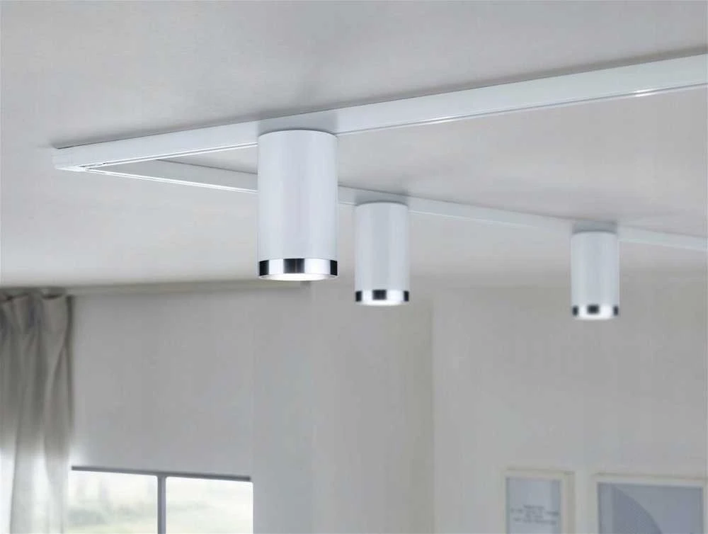 Paulmann Reflektorius bėginei sistemai URail TUBE DIM GU10 maks. 10W 230V baltas RAL9003 / metalas