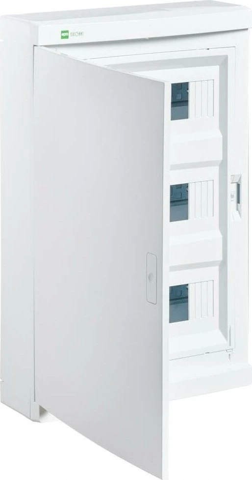 Elektro Plast Nasielsk Paviršinis modulinis skirstomasis skydas ELEGANT 3x12 baltos durys 2445-00