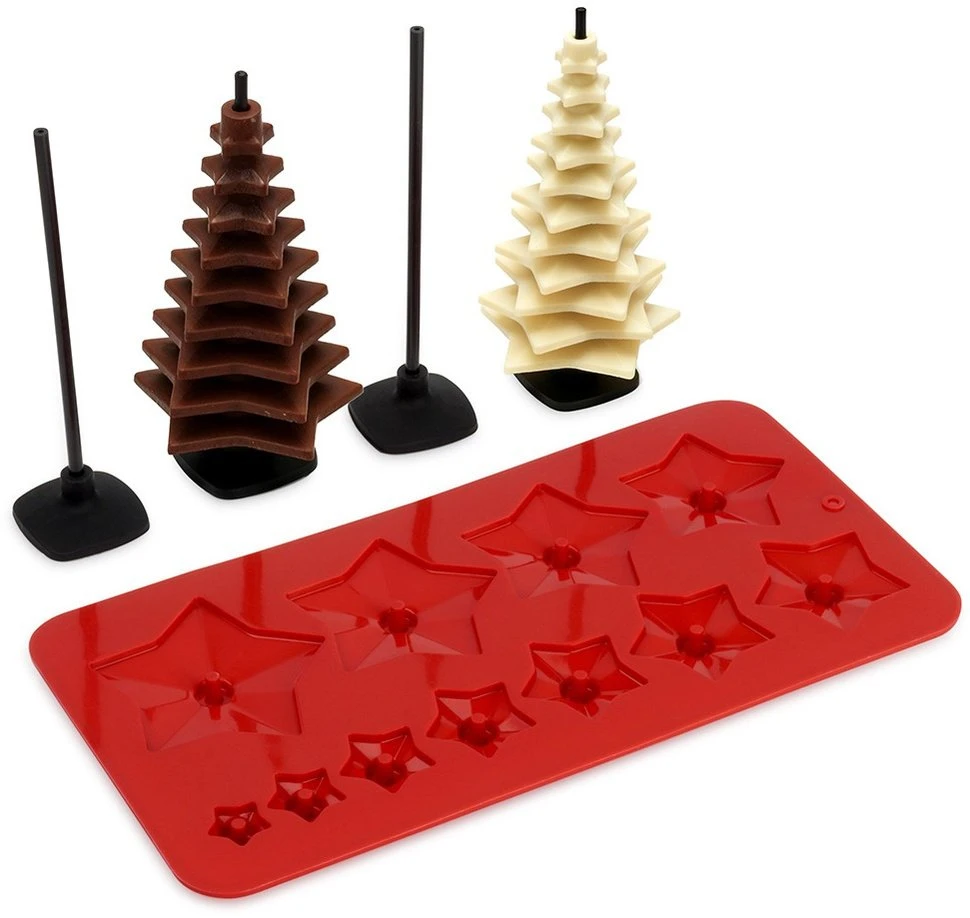 Pavonidea La Cucina Chocolate forma Kalėdų eglutė 9 dalių